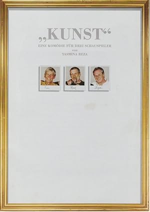 Image du vendeur pour Programmheft Yasmina Reza KUNST Premiere 15. September 1996 Mhlehof Mhlacker Spielzeit 1996 / 97 mis en vente par Programmhefte24 Schauspiel und Musiktheater der letzten 150 Jahre