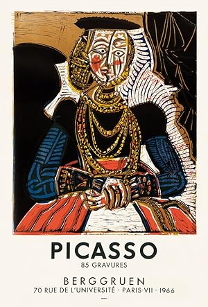 Pablo Picasso, 85 gravures - Affiche