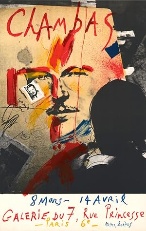 Seller image for Jean-Paul Chambas, Chambas - Affiche for sale by Galerie Bordas