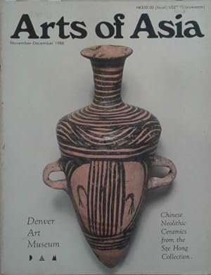 Bild des Verkufers fr Arts of Asia (Nov.-Dec.'1988) (N) zum Verkauf von SEATE BOOKS