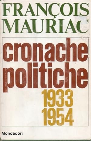 Cronache politiche 1933-1954