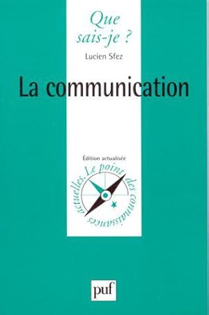 Seller image for La Communication for sale by JLG_livres anciens et modernes