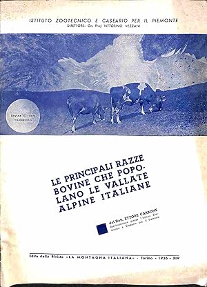 Le principali razze bovine che popolano le vallate alpine italiane