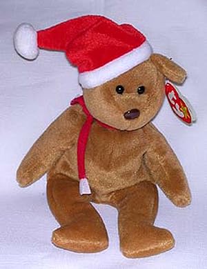 1997 Brown Santa Teddy Beanie