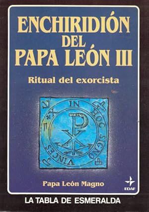 Imagen del vendedor de ENCHIRIDON DEL PAPA LEON III. RITUAL DEL EXORCISTA a la venta por Asilo del libro