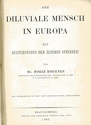 Imagen del vendedor de Der diluviale Mensch in Europa. Die Kulturstufen der lteren Steinzeit a la venta por Antiquariat Kastanienhof