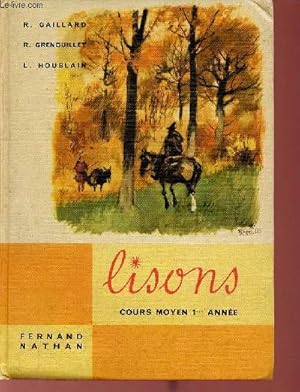 Seller image for Lison cours moyen 1re anne - Lecture, locution, vocabulaire, exercices. for sale by Le-Livre