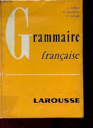 Image du vendeur pour Grammaire franaise. mis en vente par Le-Livre