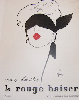 Immagine del venditore per Sans Hesiter. Le Rouge Baiser. venduto da Wittenborn Art Books