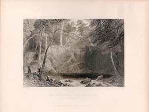 Seller image for The Indian Falls - Near Cold-Spring. (B&W engraving). for sale by Wittenborn Art Books