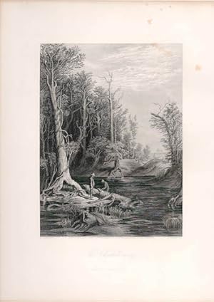 The Chickahominy. (B&W engraving).