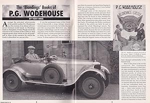 Immagine del venditore per The Blandings Books of P.G. Wodehouse. This is an original article separated from an issue of The Book & Magazine Collector publication, 2002. venduto da Cosmo Books