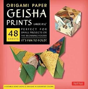 Seller image for Origami Paper Geisha Prints 48 Sheets X-large 8 1/4 (21 Cm) (Loose Leaf) for sale by Grand Eagle Retail