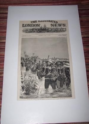 The Zulu War - Sailors of H.M.S. Shah Crossing the River the River for the Relief of Ekowe [Origi...