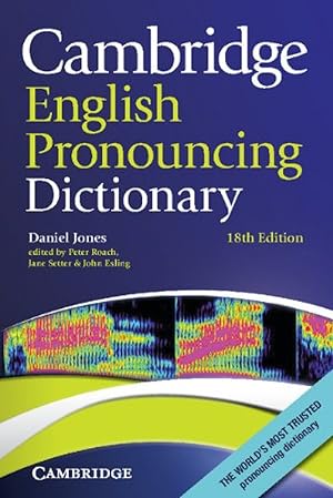 Imagen del vendedor de Cambridge English Pronouncing Dictionary 18th Edition a la venta por Imosver