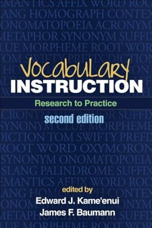 Seller image for Vocabulary Instruction, Second Edition: Research to Practice [Soft Cover ] for sale by booksXpress