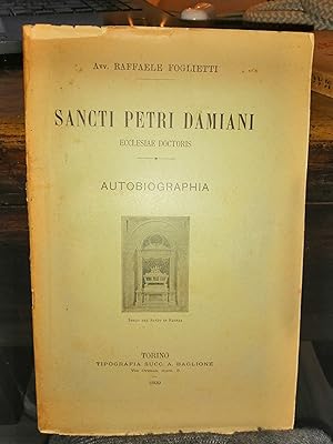 Bild des Verkufers fr Sancti Petri Damiani. Ecclesiae doctoris. Autobiographia zum Verkauf von Libreria Emiliana snc