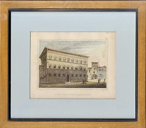 Front view of the Palazzo Pitti [ma: palazzo Strozzi].