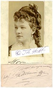 Image du vendeur pour EMMA ALBANI (1847-1930) DBE, Dame, kanadische Opernsngerin (Sopran) / canadian opera singer mis en vente par Herbst-Auktionen