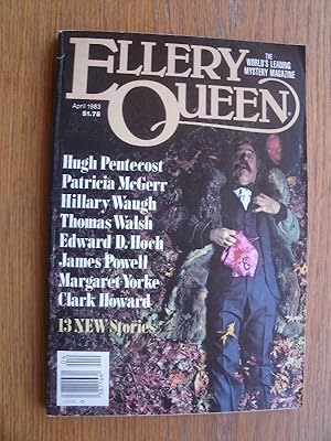 Image du vendeur pour Ellery Queen Mystery Magazine April 1983 mis en vente par Scene of the Crime, ABAC, IOBA