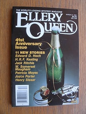 Imagen del vendedor de Ellery Queen Mystery Magazine March 1982 a la venta por Scene of the Crime, ABAC, IOBA