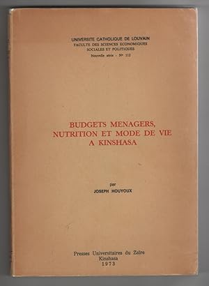 Budgets Menagers, Nutrition Et Mode De Vie a Kinshasa