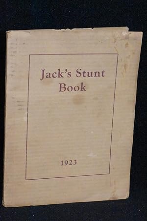 Seller image for Jack's Stunt Book 1923 for sale by Books by White/Walnut Valley Books