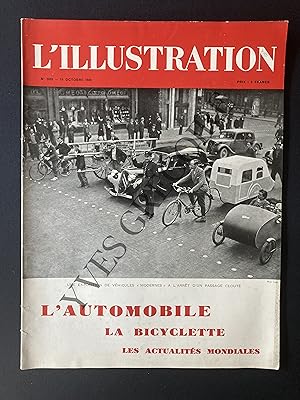 L'ILLUSTRATION-N°5093-19 OCTOBRE 1940-L'AUTOMOBILE-LA BICYCLETTE LES ACTUALITES MONDIALES
