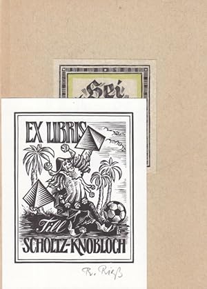 Hei lewet noch Für den Sammler Otto Holl in Braunschweig geschaffene Eulenspiegel-Exlibris