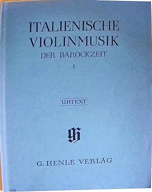 Violin-Italienische Violinmusik der Barockzeit Band 1-Violine und Klavier