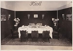 Bild des Verkufers fr Original-Photographie mit dem Titel "Gastronomie. Eine Tafel fr feierliche Gelegenheiten". Historische Werbephotographie. Photograph: Taubert-Neumann. Photo-Archiv Dr. Leo Koszella. zum Verkauf von Antiquariat Schwarz & Grmling GbR