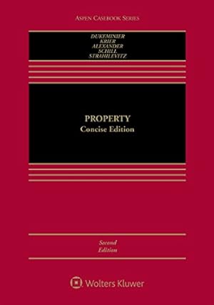 Bild des Verkufers fr Property [Connected Casebook] (Aspen Casebook) [Hardcover ] zum Verkauf von booksXpress