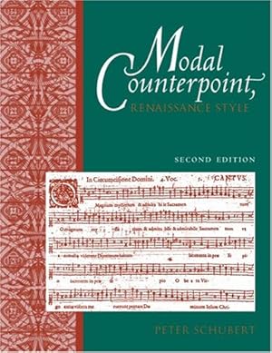 Immagine del venditore per Modal Counterpoint: Renaissance Style by Schubert, Peter [Spiral-bound ] venduto da booksXpress
