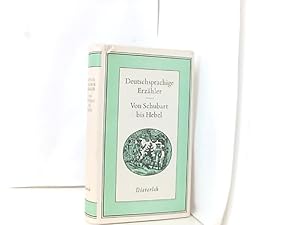Bild des Verkufers fr Deutschsprachige Erzhler. Von Schubart bis Hebel (Sammlung Dieterich, 373) zum Verkauf von Book Broker