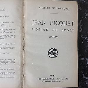 Jean PICQUET . Homme de Sport .