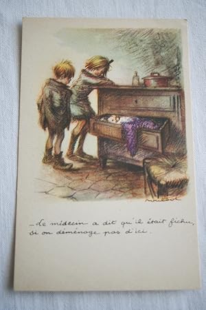Seller image for POULBOT TAUDIS BEBE MALADE ENFANTS CPA ILLUSTREE R2272 for sale by Librairie RAIMOND