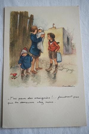 Seller image for POULBOT TAUDIS ARAIGNEES BEBE ENFANTS CPA ILLUSTREE R2274 for sale by Librairie RAIMOND