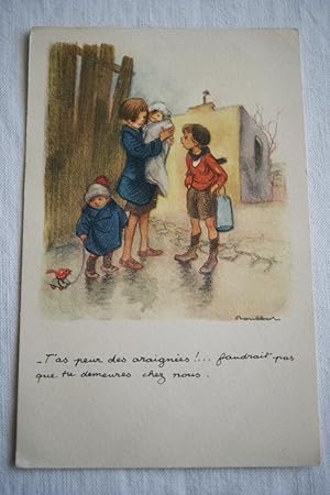 Seller image for POULBOT TAUDIS ARAIGNEES BEBE ENFANTS CPA ILLUSTREE R2275 for sale by Librairie RAIMOND