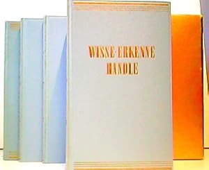 Seller image for 4 Bcher in goldenem Pappschuber! 1. Wisse - Erkenne - Handle. Ein Volksbuch der Gesundheitspflege. 2. Das mut du wissen - Das Buch vom Eheglck. 3. Astrologische Gesundheitslehre mit Hausmitteln. 4. Schnheitspflege fr die Frau - Eine Kosmetik fr die Frau in Haus und Beruf. for sale by Antiquariat Kirchheim