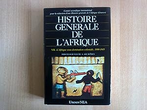 Seller image for Histoire gnrale de l'Afrique VII ; L'Afrique sous domination coloniale, 1880-1935 for sale by Librairie Brjon