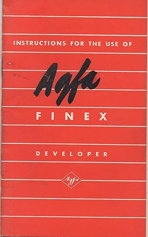 Instructions for the Use of Agfa Finex Developer