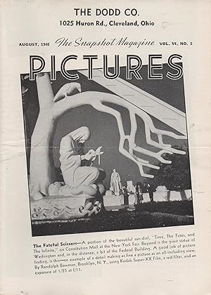 Pictures The Snapshot Magazine August 1940 Vol. VI, No 5