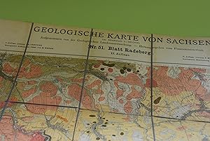 Geologische Specialkarte des Königreichs Sachsen; Teil: [4849] = Nr. 51., Blatt Radeberg. [Kt.]. ...