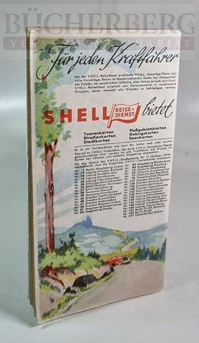 SHELL Straßenkarte Nr. 12 Sachsen-Mitteldeutschland