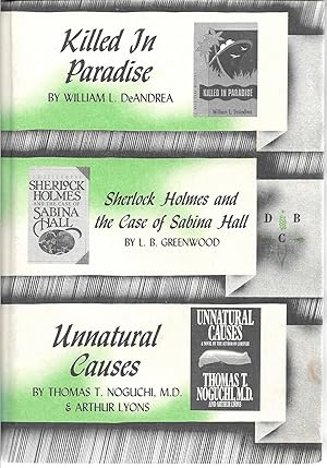 Seller image for Killed in Paradise / Sherlock Holmes and the Case of Sabina Hall / Unnatural Causes for sale by Cher Bibler