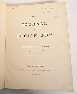 The Journal of Indian Art, Vol. 1, Nos. 1-16