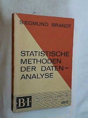 Bild des Verkufers fr Statistische Methoden der Datenanalyse. zum Verkauf von Versandantiquariat Christian Back