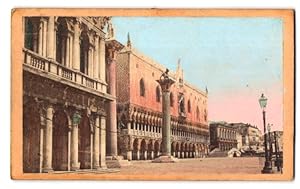 Bild des Verkufers fr Foto Fotograf unbekannt, Ansicht Venedig, Piazza San Marco, koloriert zum Verkauf von Bartko-Reher