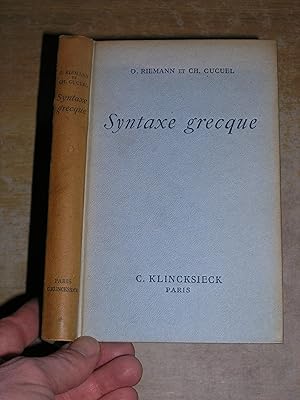 Seller image for Regles Fondamentales De La Syntaxe Grecque for sale by Neo Books