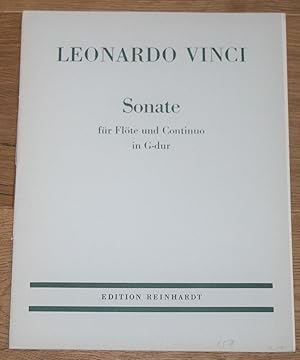 Leonardo Vinci - Sonate für Flöte und Continuo in G-dur.